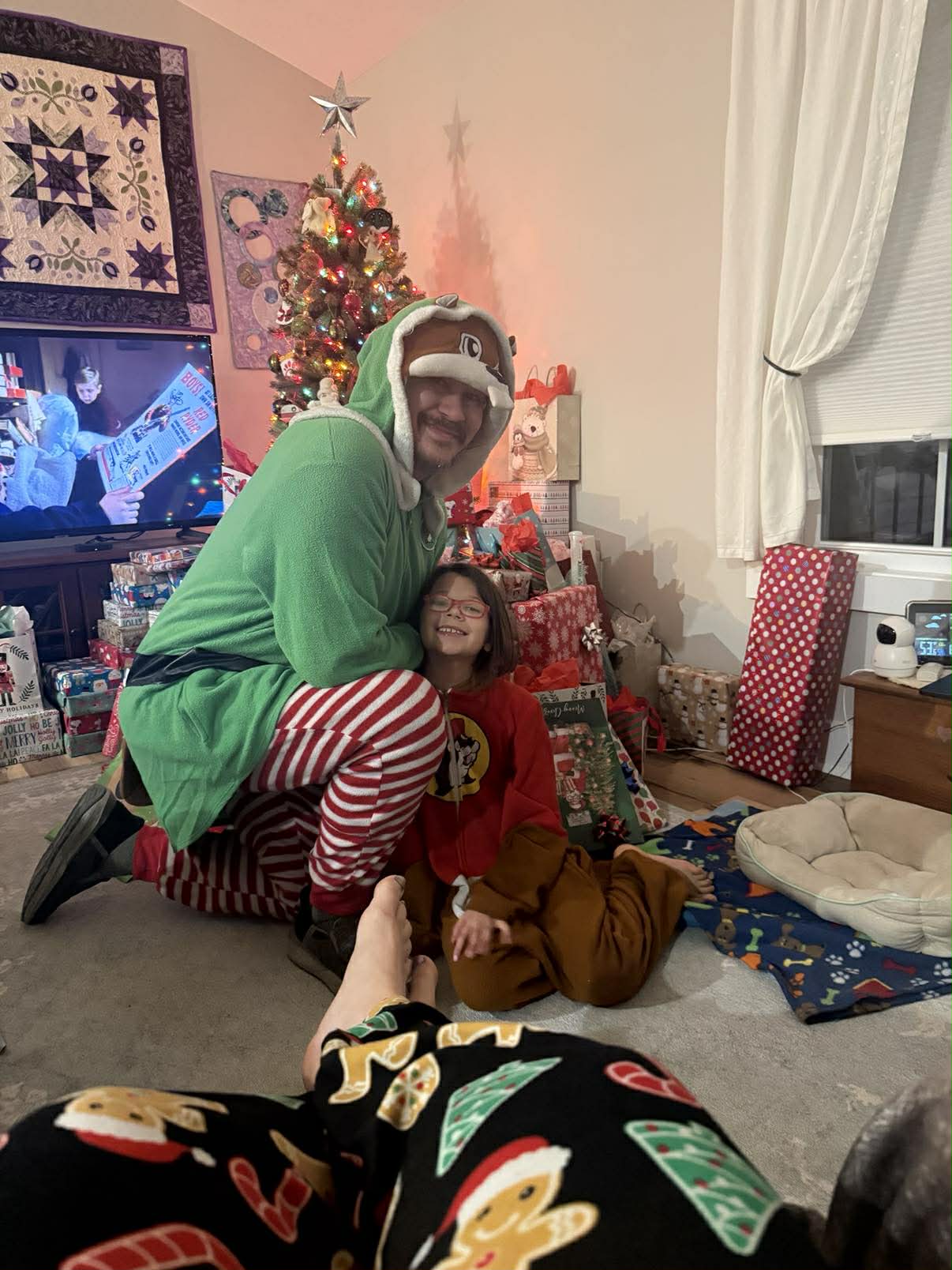 Andrew and Willow together at Christmas